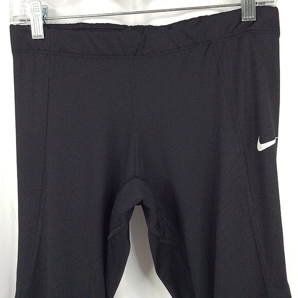 Nike Pro Combat Dri-Fit Full Length Compression Pants Women's Size Medium Black - Picture 3 of 9